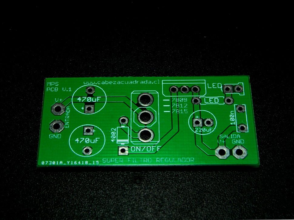 Pcb Filtro Regulador